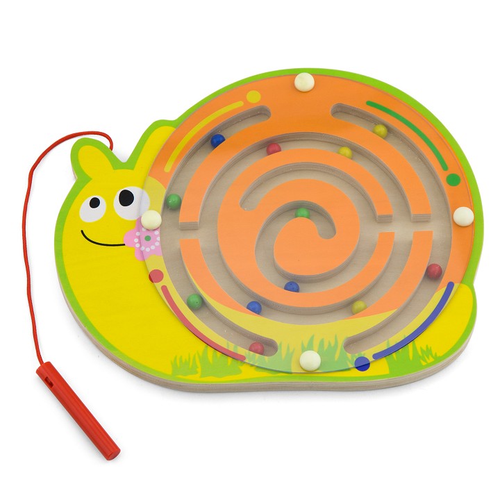 Magnetic bead trace - snail